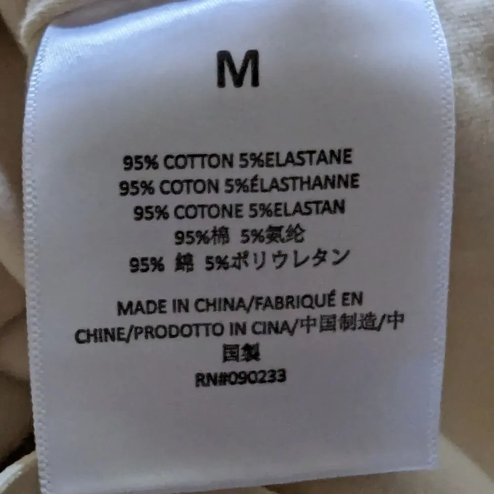 Fear of God Essentials Logo Sport Stretch Cotton Crop Tank in Eggshell Women's M - Picture 14 of 15